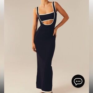 Peppermayo Lost In Paris Knit Maxi Dress
